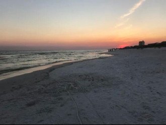 End your day with a gorgeous beach sunset.