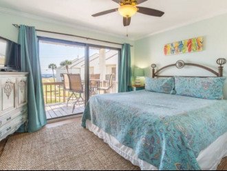 Master bedroom opens up to a balcony with beautiful ocean view.