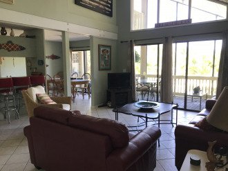 Spacious open living room