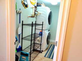 Laundry Room with Brand new XL washer and dryer!