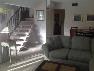 Foyer and stairs to bedrooms