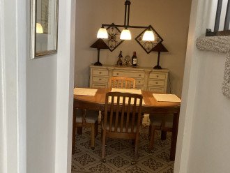 entrance to dining room