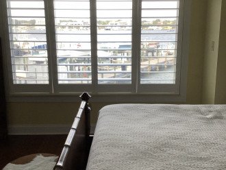 View of the harbor from Master bedroom.