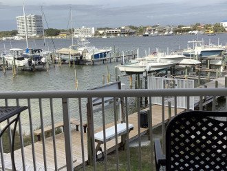 View of Destin Harbor from living room