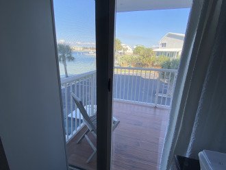 View to Destin Harbor from second bedroom