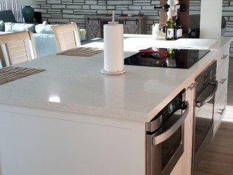 Built-in stainless steel appliances