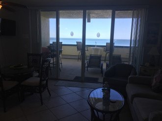 Living Room To Beach Balcony