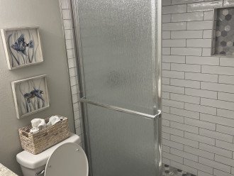 Master bathroom remodel from old tub to a shower