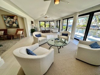 Stunning, Contemporary Waterfront Home Gulf Access! 3BR 3B + Office, Pool Dock #9