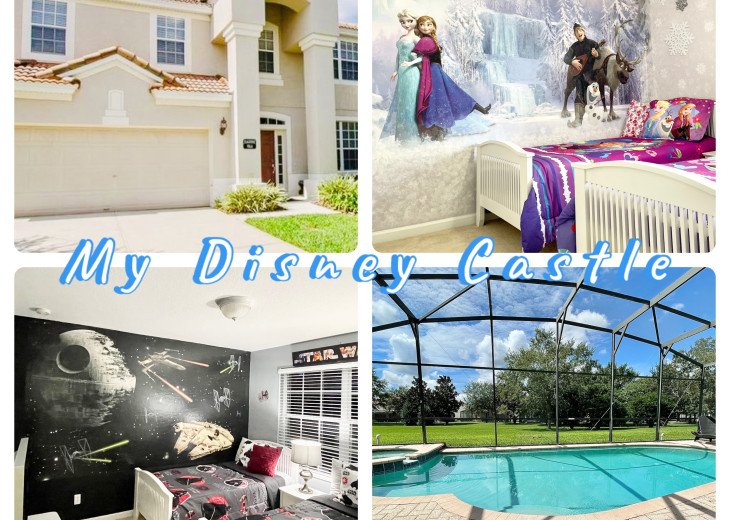 MY DISNEY CASTLE, Private Pool, Games Room, Family Friendly, Baby Equipped Home #1