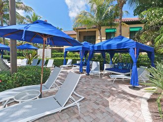 Chaise Lounges and Umbrellas or Rent a Cabana...