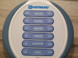 Electrically Heated Pool/ Spa Remote Control for your convenience.