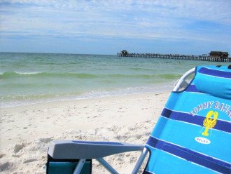 Glorious Naples Beach - Famous pier in background