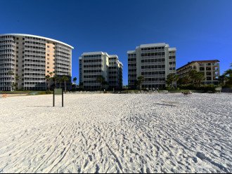 View of Crescent Arms towers from world famous Crescent Beach