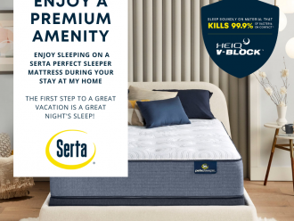 All King beds Serta Perfect Sleepers!