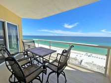 Picture perfect Gulf Views! Two swimming pools, hot tub and fitness center.