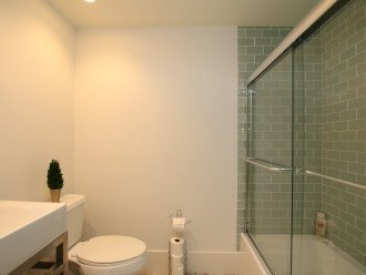 Second Bedroom Bathroom with Glass Enclosed Shower