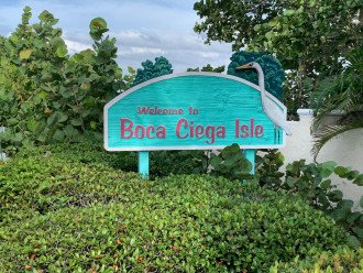 Boca Ciega Isle Bridge is four houses away to view the sunrise