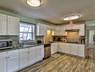 Fully stocked kitchen, updated appliances, ready for your fresh catch!