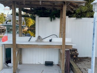 Fish Cleaning Station with water