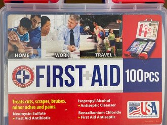 First Aid Kit provided