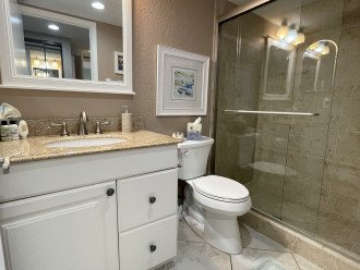 Remodeled Bathroom with soft towels