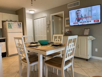 Watch your favorite apps on our large TV from the kitchen or living room