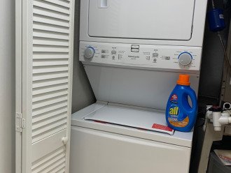 Washer/Dryer right in Condo