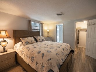 Master Bedroom (Queen Bed) with internal bath and walk in-closet