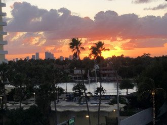 Balcony Sunset view