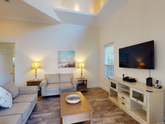 1st Floor Living Area Has the Perfect Comfort and Charm to Enjoy Big Game Days