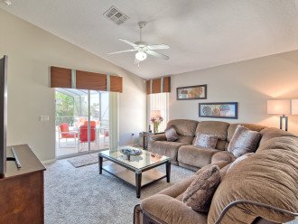 Family room with recliner sofa