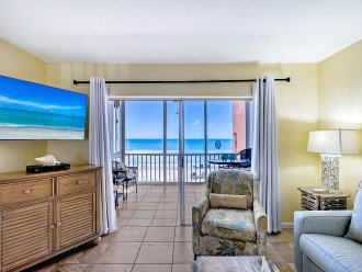 From the coastal decor in the living room, your view awaits.
