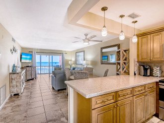Enjoy cooking in the upgraded kitchen with ample counter space.